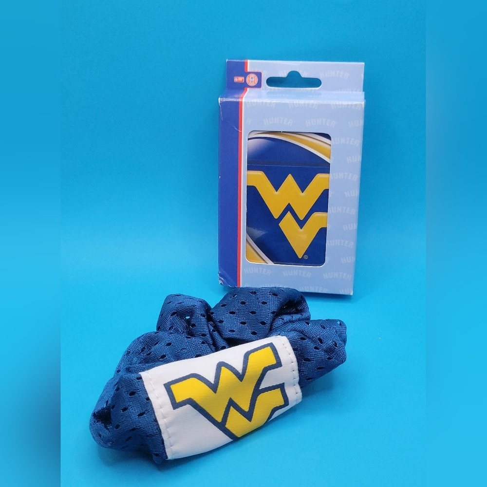 West Virginia Blue and Yellow Scrunchie & Playing Cards